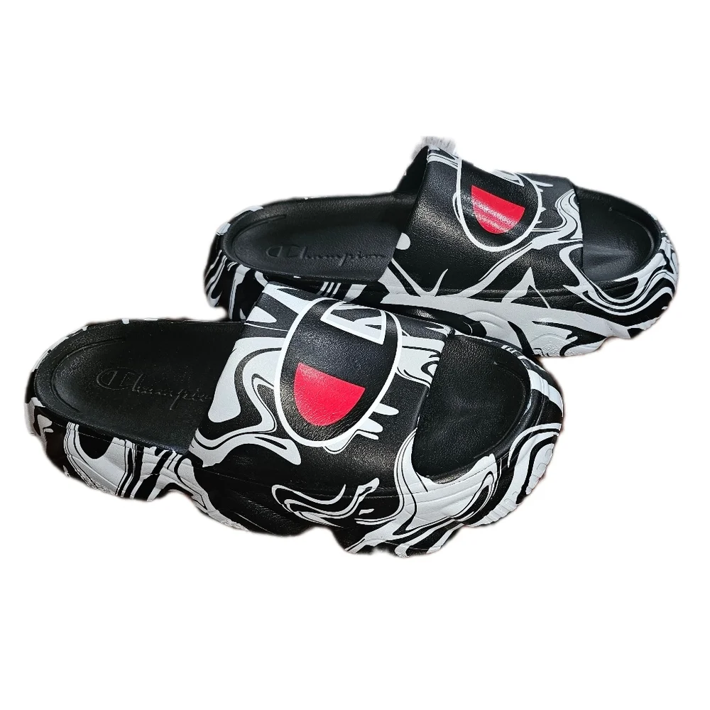 Champion Meloso Squish red, white, and black Mens Size 7 - Picture 1 of 5